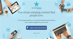 Desktop Screenshot of joinsocialstars.com